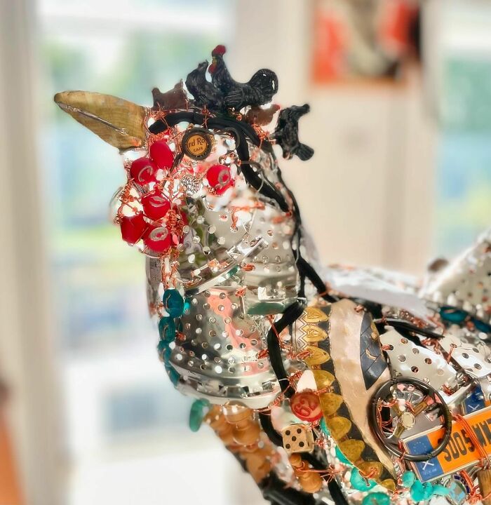 From Trash To Treasure: The Whimsical Sculptures Of Barbara Franc