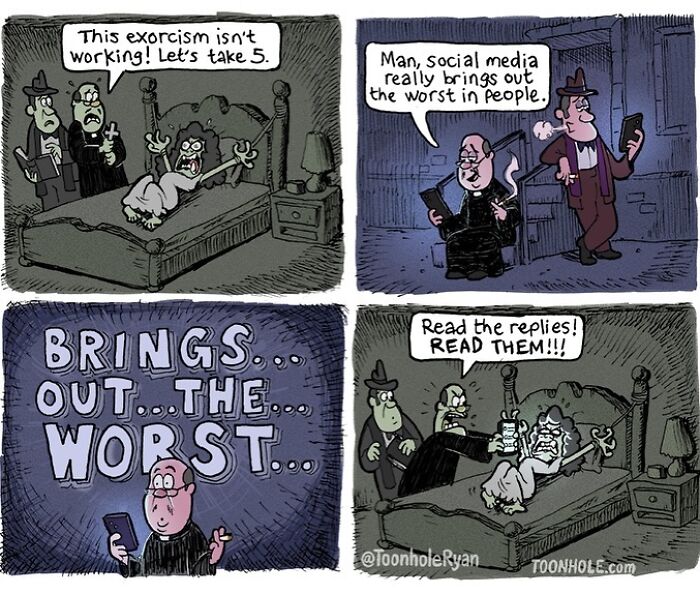 Funny And Sometimes Dark Comics With Unexpected Twists By Toonhole Ryan (New Pics)