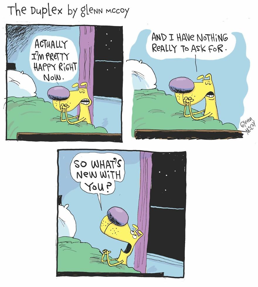 Glenn Mccoy: The Cartoonist Who Doodles Dreams And Dashes With A Yellow Dog!