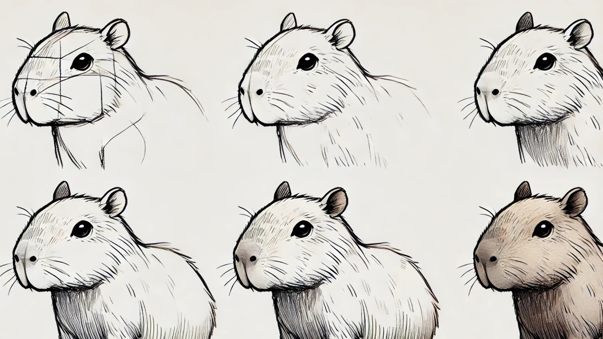 Capybara Drawing