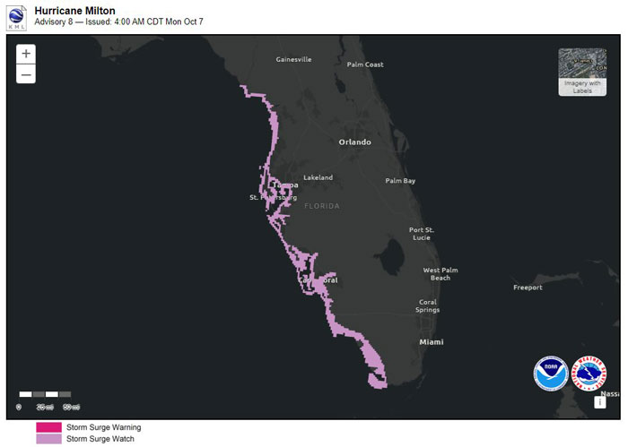 "This Would Be Disastrous": Hurricane Milton Becomes Category 5, Possibly "Worse Than Helene"