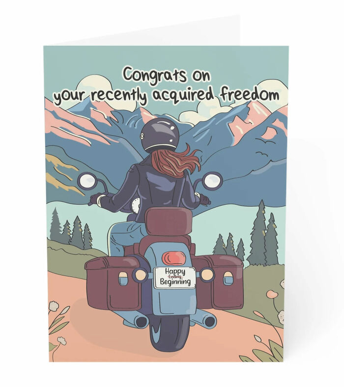 I Decided To Sell The Humorous Divorce Greeting Cards That Would've Helped Me