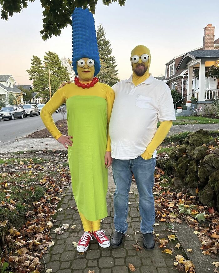 I Was Marge Last Year And My Buddy Was Homer. I’m Clearly Not Able To Top It This Year