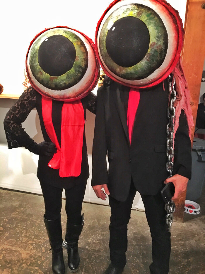 My Husband And I Handmade These Giant Eyeballs!