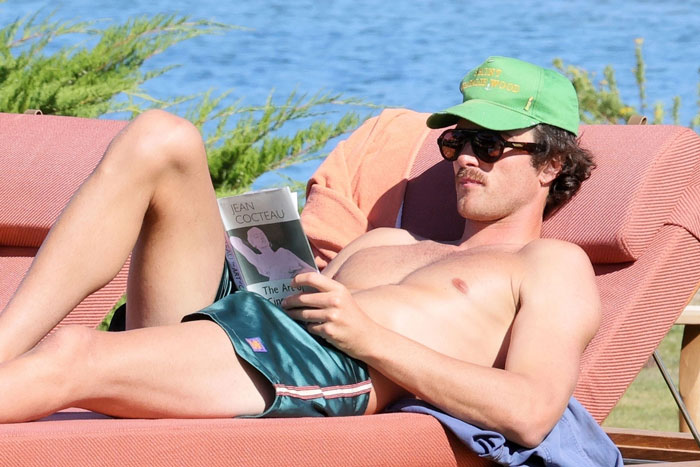 Jacob Elordi's Bulge Goes Viral As He Lays Next To Girlfriend Olivia Jade In Swim Trunks