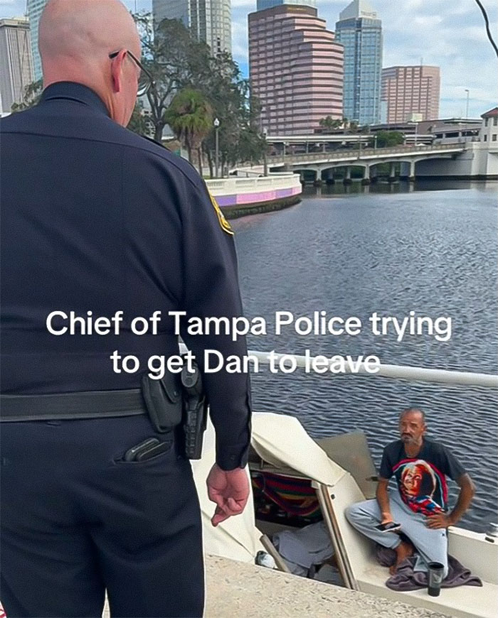 Viral Lieutenant Dan Stays On His Boat During Hurricane Milton: “Safest Place In The World”