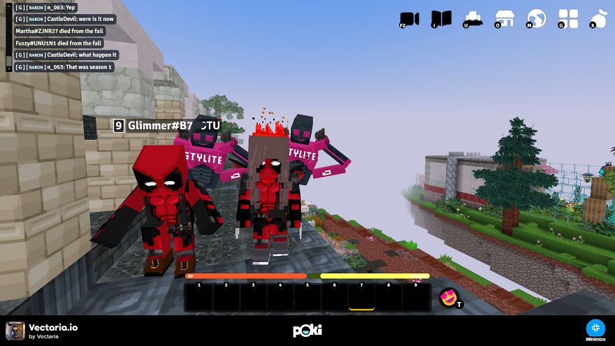 Me And Other Deadpools Danced In Vectaria.oi Online Game! (And More Fun Solo!)