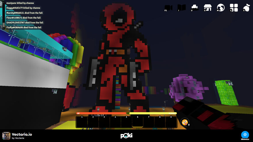 Me And Other Deadpools Danced In Vectaria.oi Online Game! (And More Fun Solo!)