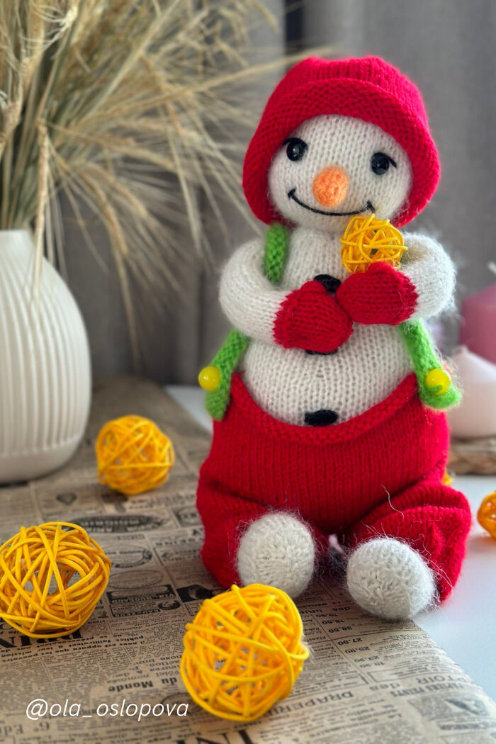 Here's My Idea For A Snowman-Inspired Knitting Pattern