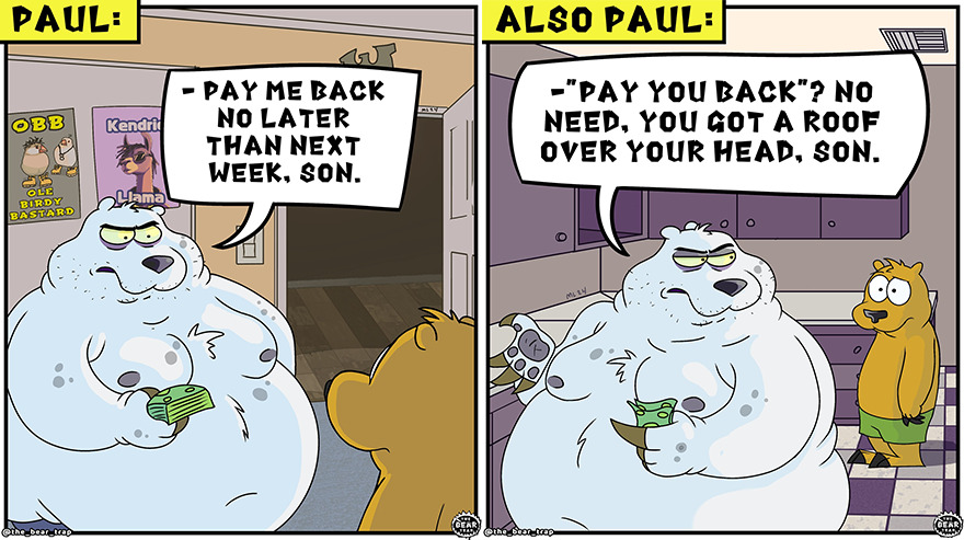 Paws And Perspective: The Whimsical World Of The Bear Trap Comics (New Pics)