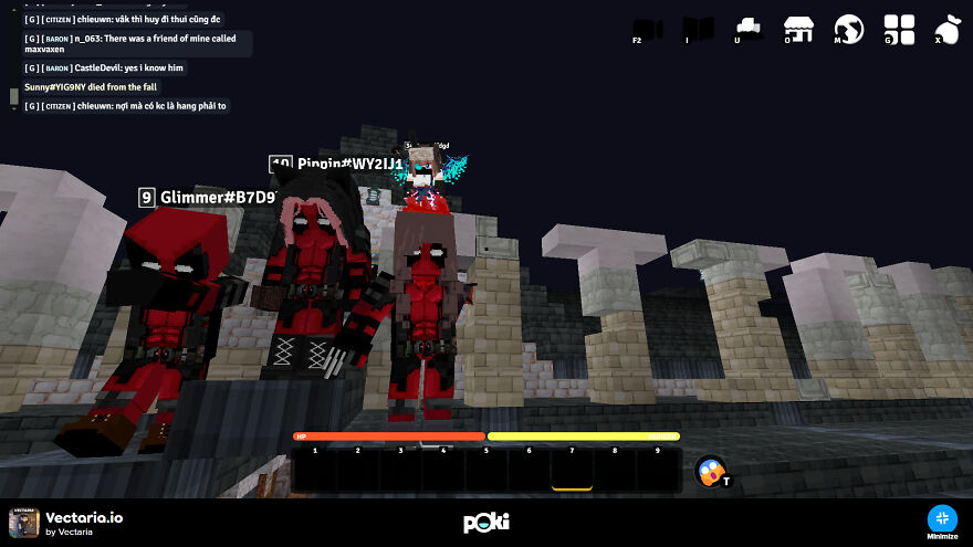 Me And Other Deadpools Danced In Vectaria.oi Online Game! (And More Fun Solo!)