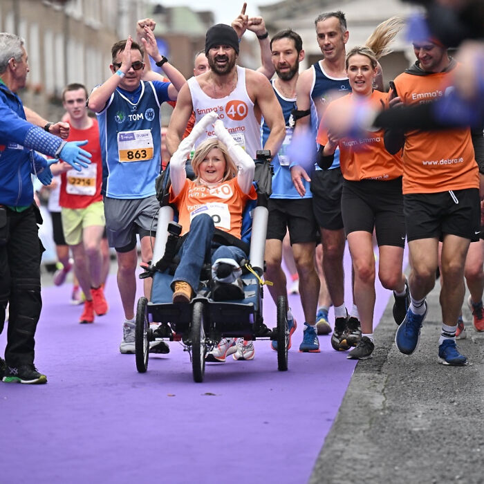 Farrell Finishes Marathon With Ireland’s Oldest Surviving Person With Epidermolysis Bullosa