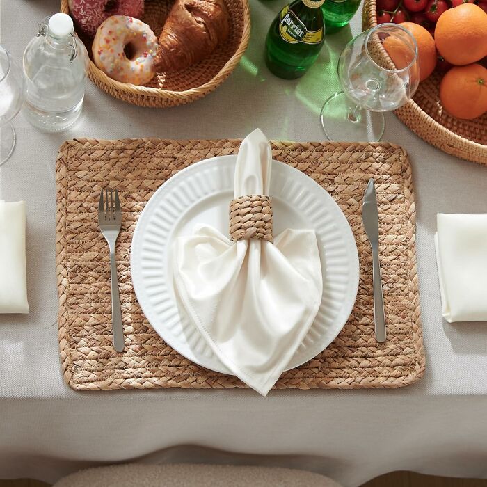 Live Your Best Cottage Core Trad Wife Life With These Charming Woven Placemats 