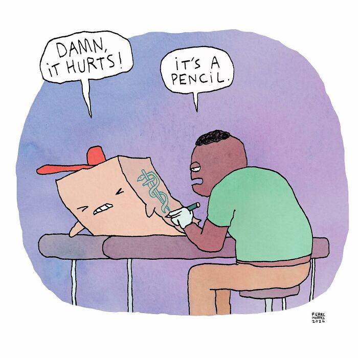 Quirky Comics That Dabble In The Ridiculousness Of Life By Pierre Mortel