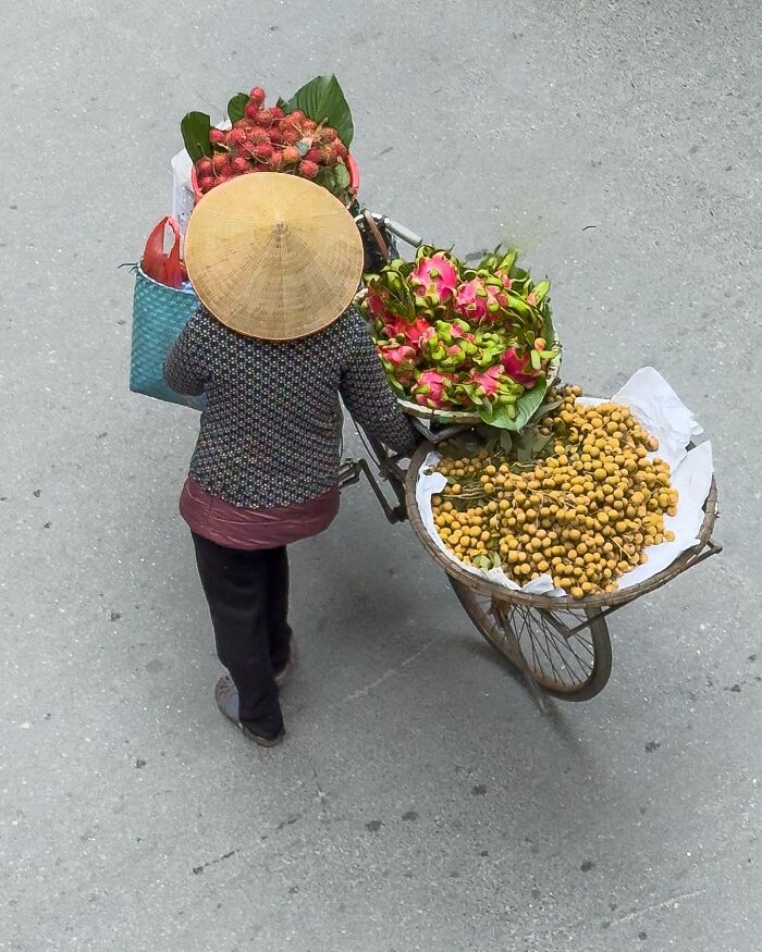 Trung Dong's Portraits Of Hanoi's Fruit Merchants (9 Pics)-Interview