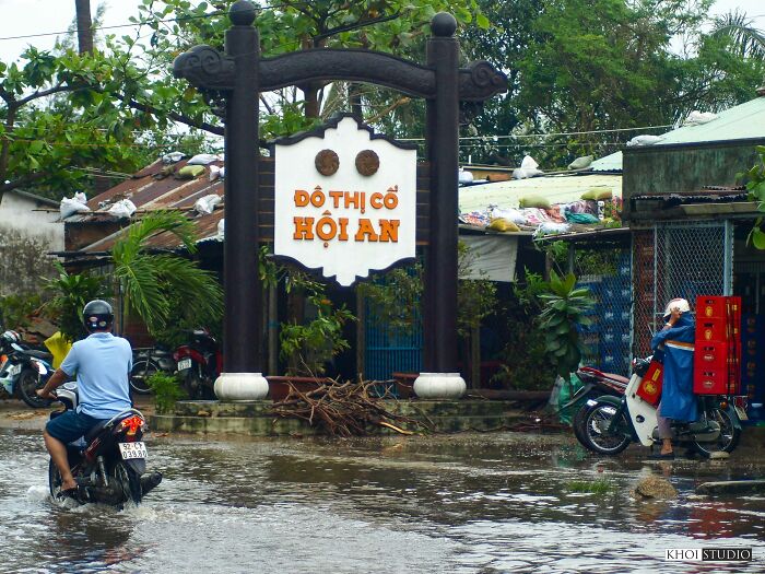 After Storms, Flood Waters Often Rise In The Central Region Of Vietnam, Including The Ancient Town Of Hoi An