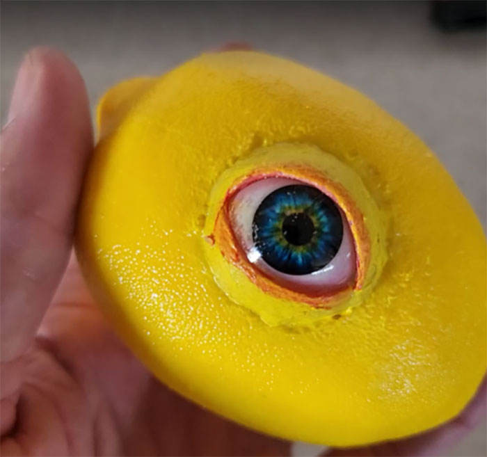  Give Somone In Your House A Nasty Surprise When They Start Pouring Tequila With This Peeping Lemon Laying Around