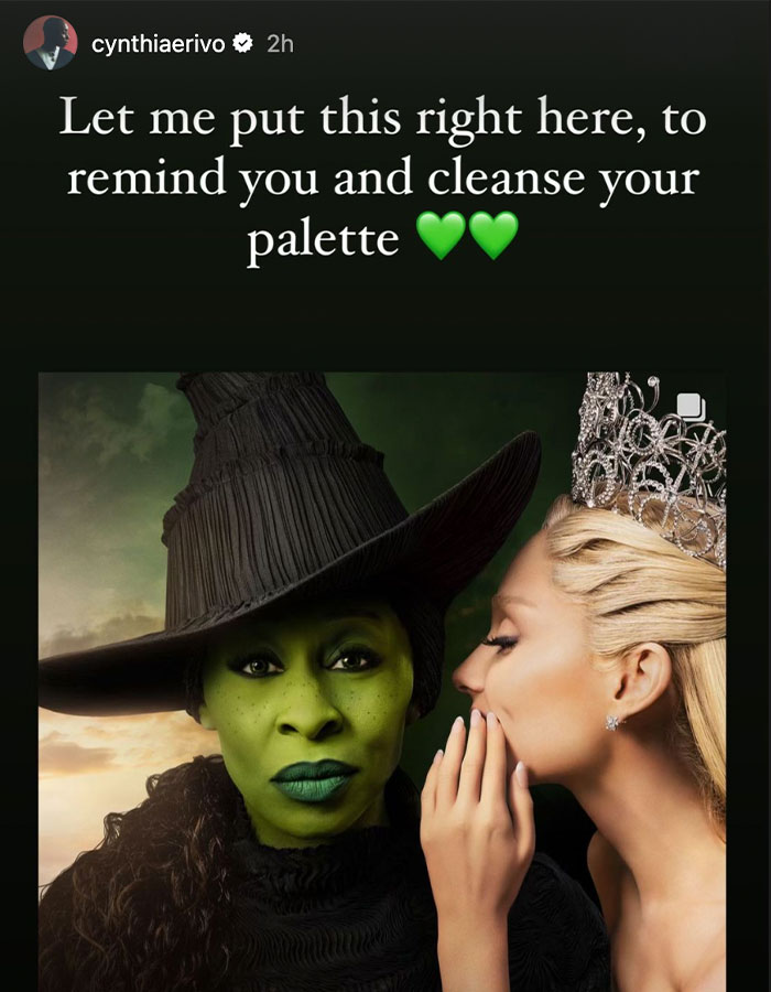 "Wildest, Most Offensive Thing": Wicked's Cynthia Erivo Rants About Film Poster's Viral Edit