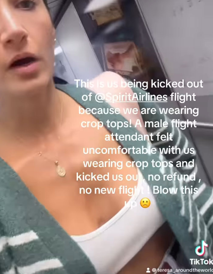 Women Kicked Out Of Plane After Crew Told Them To 'Cover Up' Due To Their Crop Top Outfits