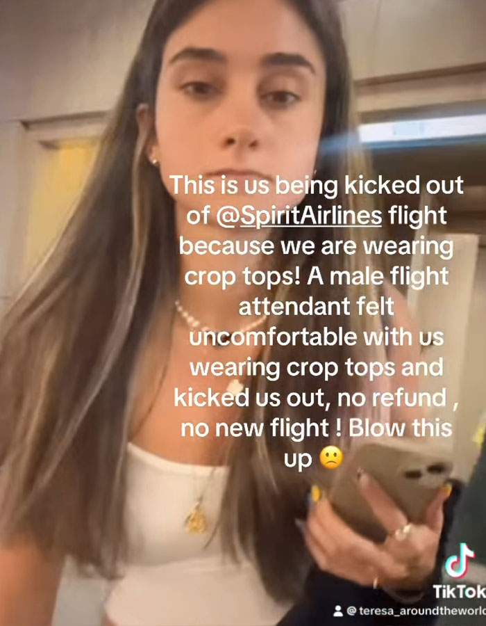 Women Kicked Out Of Plane After Crew Told Them To 'Cover Up' Due To Their Crop Top Outfits