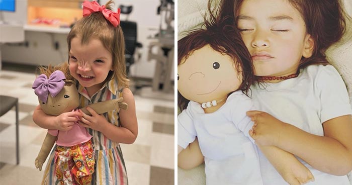 26 Children Got Gifted Dolls Representing Their Rare Health Conditions To Make Them Feel Included (New Pics)