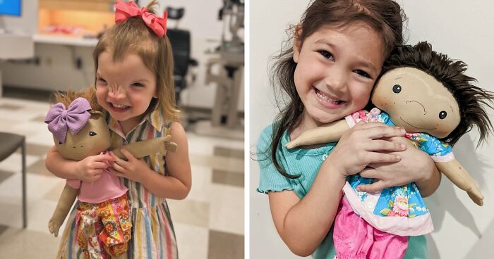 26 Children Were Gifted Dolls Representing Their Rare Health Conditions To Make Them Feel Included (New Pics)