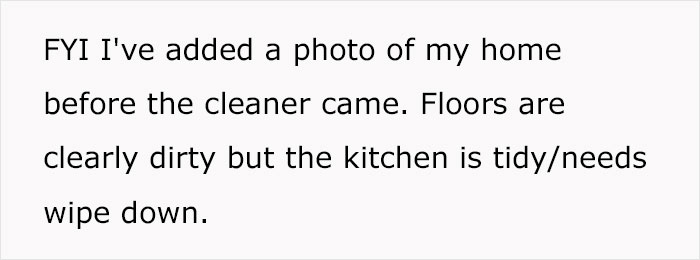 Cleaning Company Calls Woman's House Disgusting, She Feels It's Unwarranted But Netizens Disagree