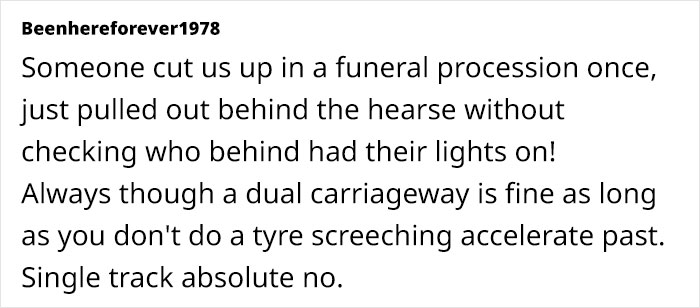 Oblivious Driver Asks If You Can Overtake Hearse, Sparks An Intense Debate Online