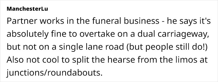 Oblivious Driver Asks If You Can Overtake Hearse, Sparks An Intense Debate Online