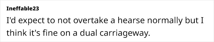 Oblivious Driver Asks If You Can Overtake Hearse, Sparks An Intense Debate Online