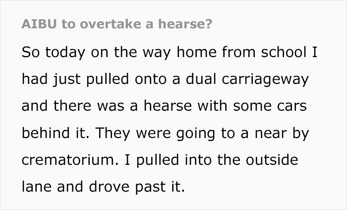 Oblivious Driver Asks If You Can Overtake Hearse, Sparks An Intense Debate Online