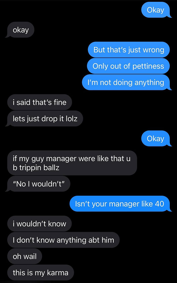 Guy Shares Texts From His Insecure GF After She Saw Texts From His Manager, Folks Are Horrified