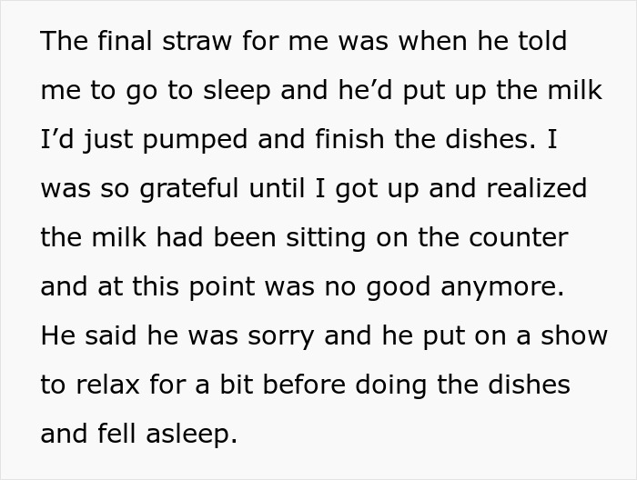 Man Faces The Consequences Of His Weaponized Incompetence He Used Against His Postpartum Wife