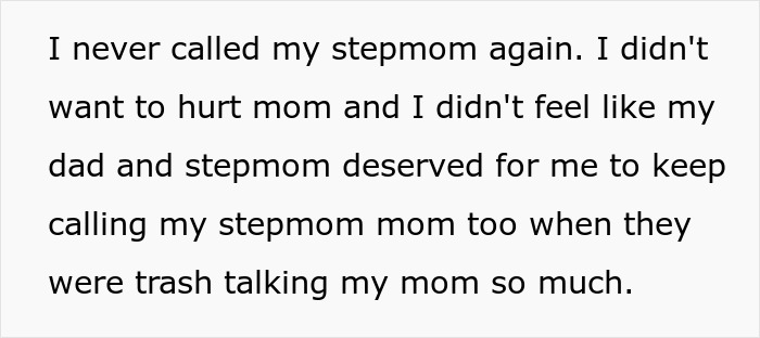 Dad, Stepmom Mock Teen’s Bio Mom, Kid Overhears Them, Quits Calling Stepmom “Mom” For Good