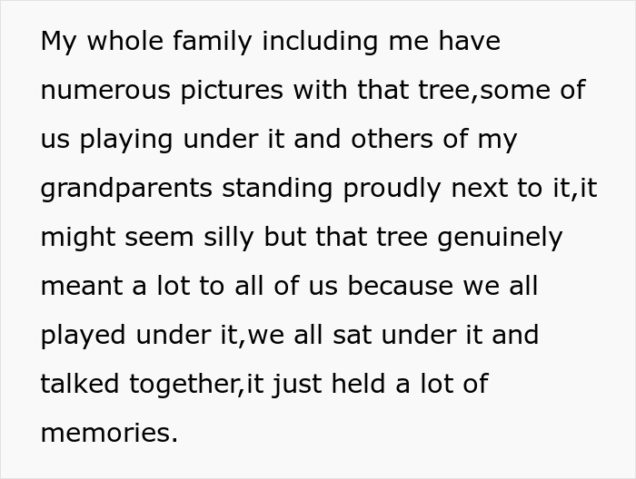 35YO Chops Down Tree Husband’s Family Cherished Without Asking, Leads To Massive Relationship Rift