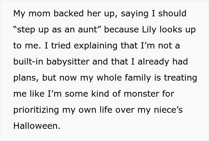 29YO Just Assumes Her 19YO Sis Is A Pro-Bono Babysitter, Shocked To Receive A Flat-Out Refusal