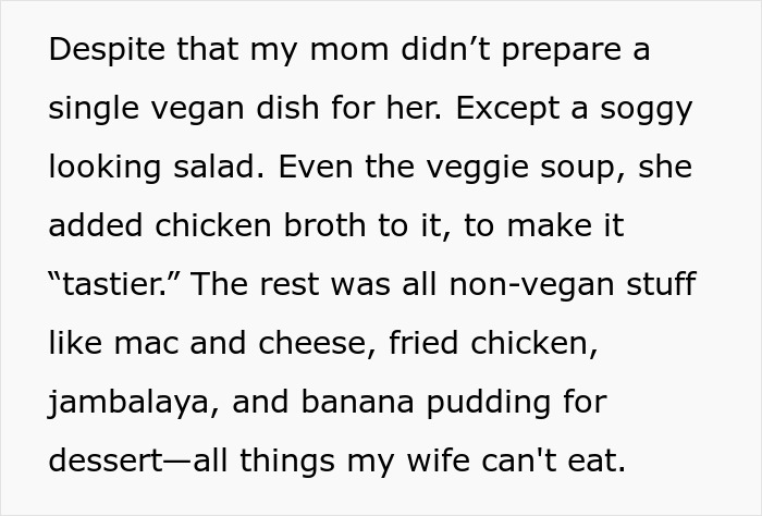 Family Drama Erupts As MIL Doesn't Serve Anything Vegan DIL Can Eat For Dinner, Spouses Leave