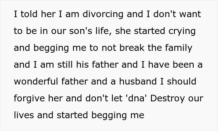 Man Suspects Son Isn't His, Takes Paternity Test And Leaves Family After It Shows He Was Right