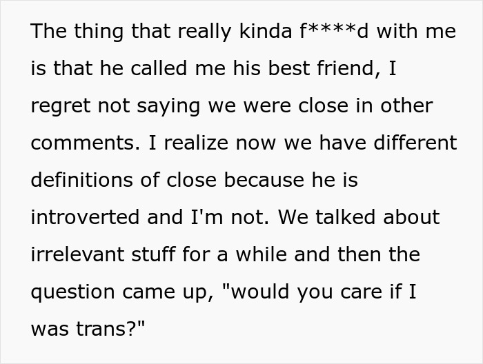 Guy Refuses To Kick Out Trans Roommate After His GF Freaks Out: "Had A 'Female' Living With Me"