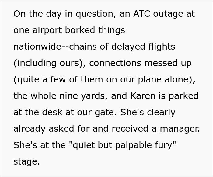 Karen Demands Entire Flight Be Canceled, Manager Doesn’t Blink An Eye And Cancels Her Ticket