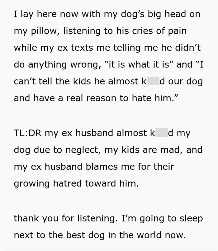 Guy Almost Lets His Kids’ Dog Die Out Of Carelessness, Clueless Why The Kids Suddenly Hate Him 