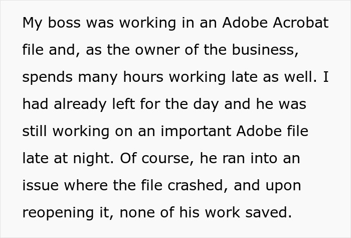 Boss Can't Manage To Save PDF File Despite Woman's Instructions, Loses It After All Work Disappears