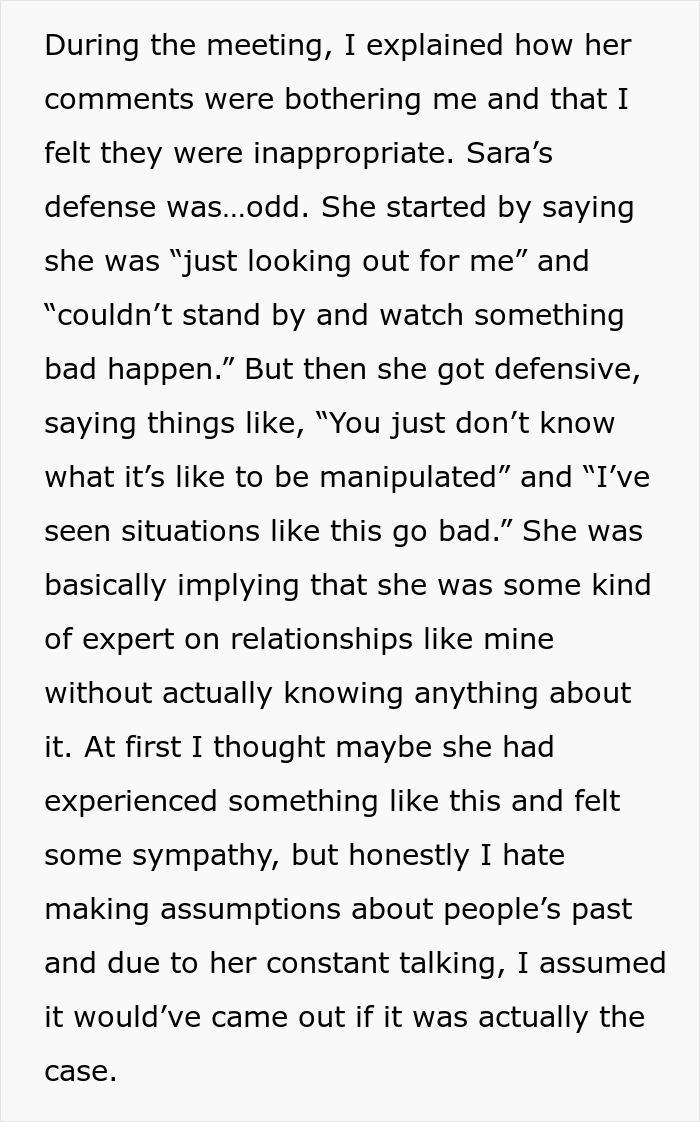 Woman Won’t Drop The Idea That Her 30YO Coworker Was Groomed At 24YO, Gets To Talk To HR