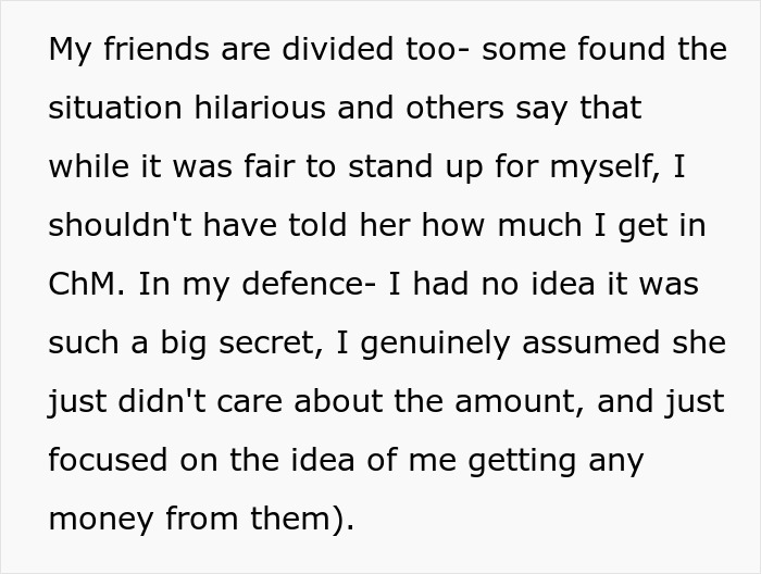 “AITA For Laughing At My Ex’s Mother And Telling Her How Much Child Support I’ve Been Receiving?”