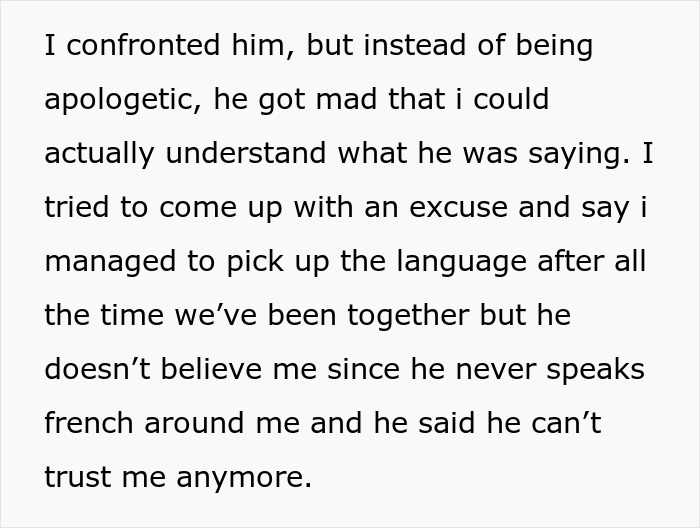 “He Got Mad”: Woman Learns BF’s Secret After Years Of Pretending Not To Understand His Language