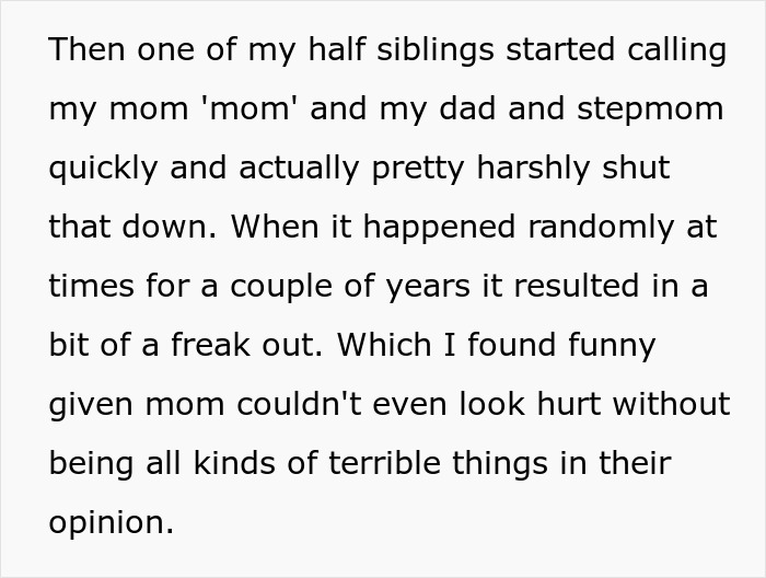 Dad, Stepmom Mock Teen’s Bio Mom, Kid Overhears Them, Quits Calling Stepmom “Mom” For Good