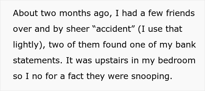 Drama Ensues When Friends Find Woman’s Bank Statements That Reveal She’s A Millionaire