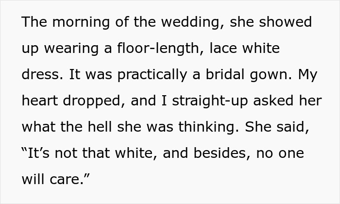 “To Test Me In The Worst Way Possible”: Bride Kicks Sister Out Of Her Wedding Over Her Dress