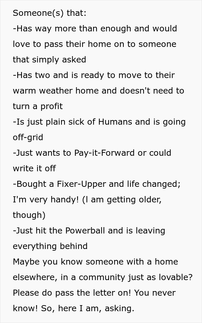 Audacious Woman Wants A Free Home, Is Sure A Good Samaritan Will Hand Over Their House To Her