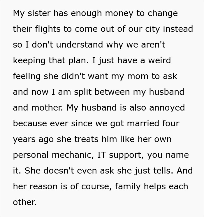 Grandma Hits The Roof After Daughter Blocks Her Plan To Dump Babysitting Duties On Son-In-Law